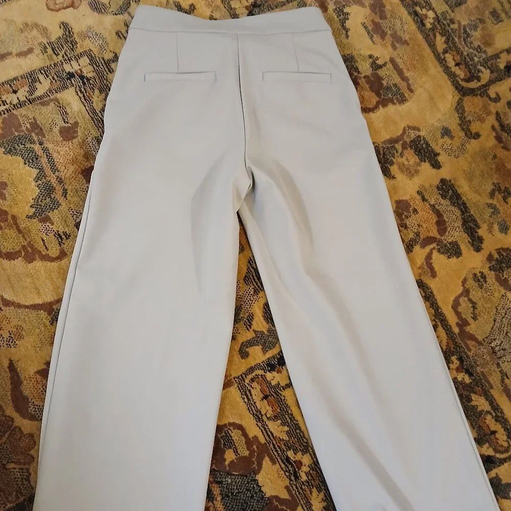 HAVER & BLAIR OF LONDON Grey High-Rise Wide Leg Pants XS - Picture 11 of 14